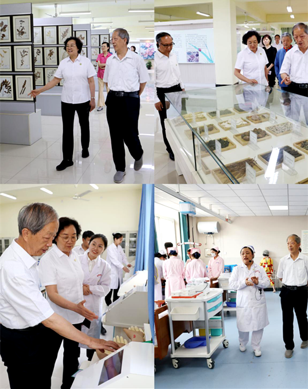 河南省老科协赴郑州澍青医专调研并为医博馆授牌