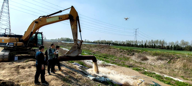 科技赋能保通水 无人机护航“管”冲刷 ——楷润设计公司开启空地协同检测新模式