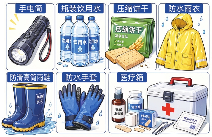 汛期备物资 安全有保障