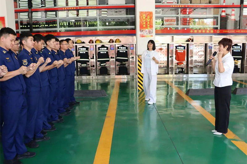 卸下负重 勇敢前行——灵宝市心理咨询师协会为消防指战员举行减压赋能团体心理辅导活动